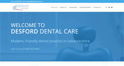 Desktop Screenshot of desforddentalcare.com